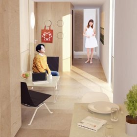 Každý pokoj disponuje vlastní ložnicí, koupelnou a kuchyní.