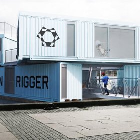 Součástí kolejního areálu je také přístaviště pro kajaky.