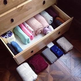 Takhle byste podle Kondo měli skládat ponožky.