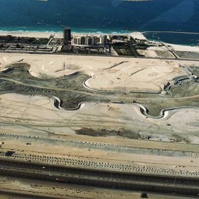 Přímořská oblast Dubaje v roce 2000...