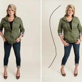 1. Uvolněte se a zaujměte pozici, jako kdybyste byli nad věcí nebo jako kdyby vám bylo všechno jedno.