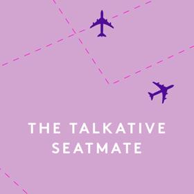 2. Upovídaný spolusedící – nechte ho chvíli mluvit a pak řekněte něco jako „diskuze s vámi je skvělá, ale teď bych si pár minut rád četl“. Případně si také můžete nasadit sluchátka a dát tak najevo, že rozhovor skončil.