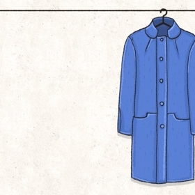 Nosíte-li často džíny a tenisky, volte kabát rovného střihu.