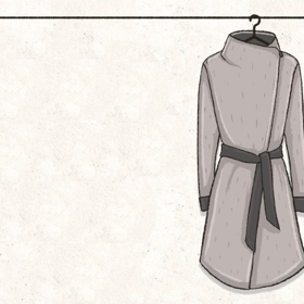 Žádný kabát vám neprokáže takovou službu jako ten jednořadý se zavazováním v pase. Měl by končit nad koleny – v delším by se vaše přitažlivé ženské křivky „utopily“, což by byla škoda.