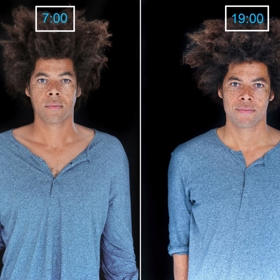 Belgická fotografka zachycuje naši proměnu během dne. Jsme jako chameleoni