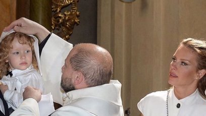 FOTO: Oba synové jsou pokřtěni.