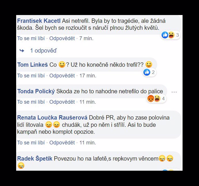 FOTO: Lidé by se radovali, kdyby Babiš zemřel. – stránka 1737