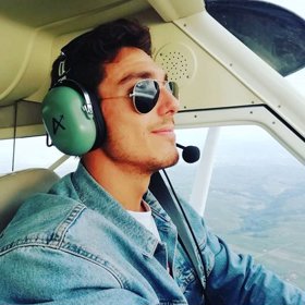 Gioele Rossetti miloval létání.