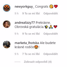Pod fotkou mají hodně gratulací.