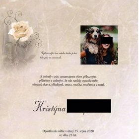 Kristýnka nešťastně uklouzla, stálo ji to život