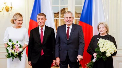 FOTO: Andrej Babiš a Miloš Zeman.
