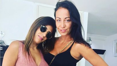 FOTO: Agáta s izraelskou kamarádkou.