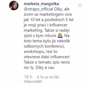 Takovou odpověď rapper zřejmě nečekal.