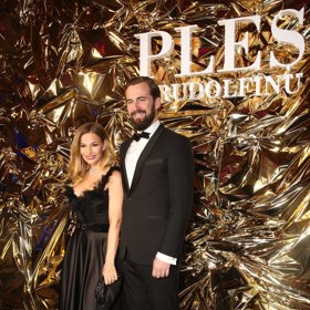 Petra Svoboda s manželem. 