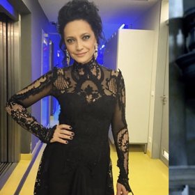 Lucie Bílá jako Bellatrix Lestrangeová z Harryho Pottera.