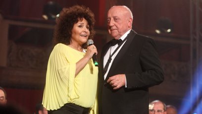 FOTO: Jitka Zelenková a Felix Slováček během vystoupení.