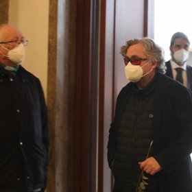 Přišel se rozloučit i režisér Hřebejk.