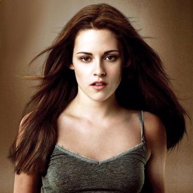 Kristen Stewart jako Bella ze Stmívání. 