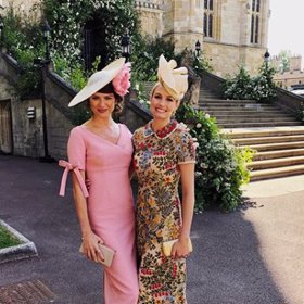 S manželkou Jamese Blunta.