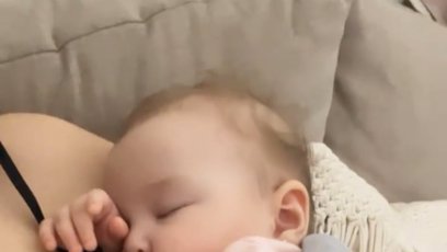 FOTO: Ruminka spánkový deficit později dospala.