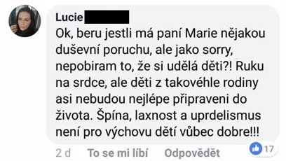 FOTO: Podle některých komentujících si Marie neměla ani dělat děti.