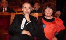 Marek Eben s manželkou Markétou Fišerovou.