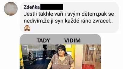 FOTO: Mariin syn podle diváků zvracel kvůli stravě, kterou mu podávala.
