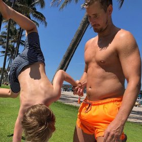 Roman se synem Denisem.