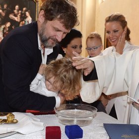 Kmotr Maxe se stal rodinný přítel Vladimir Novák.