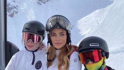 FOTO: Andrea Verešová si často užívá s dětmi zimní přírody.