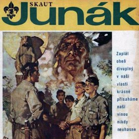 Obálka nultého čísla časopisu Skaut-Junák.