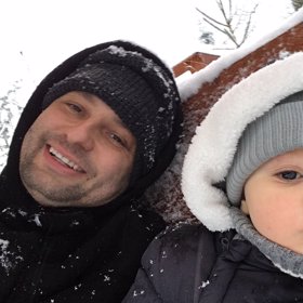 Marek Dědík je pyšný táta.