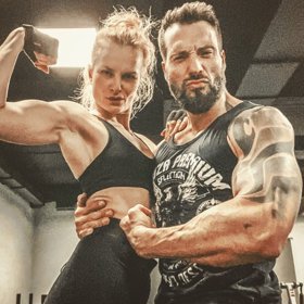 Václav Noid Bárta a Iva Pazderková.