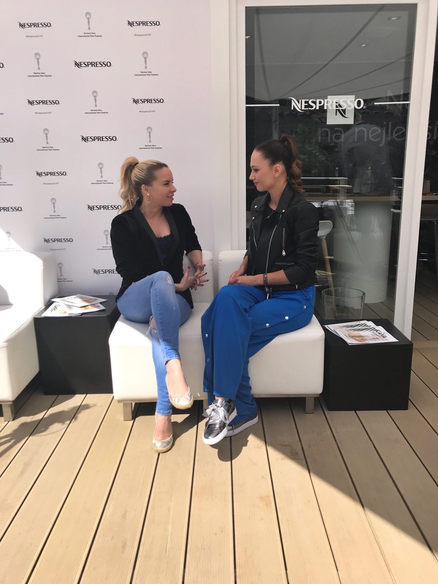 FOTO: Kateřina ve Varech hodně pracovala.