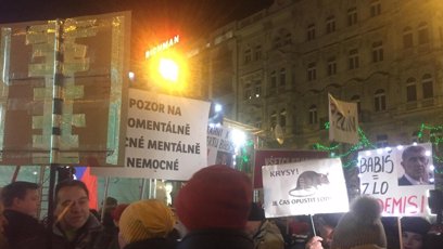 FOTO: Demonstrace.