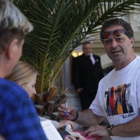 Martin Dejdar přijel v dobré náladě.