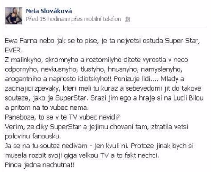 FOTO: Nela Slováková a její výlev z roku 2013. – stránka 871