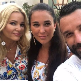 Monika Babišová a její nejbližší kamarádi.