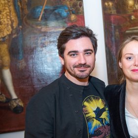 Vojta Kotek s půvabnou Marií-Luise Stockinger.