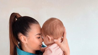 FOTO: Monika Bagárová je štěstím bez sebe.