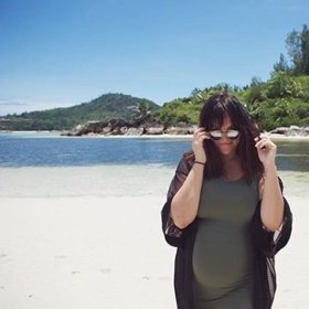 Ewa Farna na dovolené.