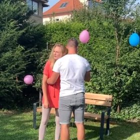 Tereza byla prvně trošku zaražená.