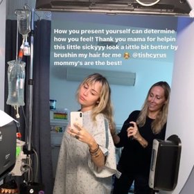 Navštívila ji i maminka.