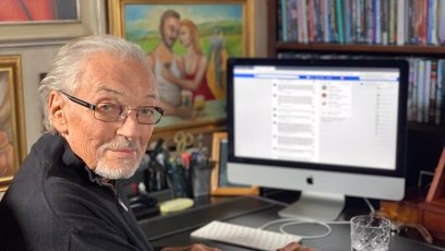 FOTO: Ještě v polovině září 2019 Karel Gott nadšeně komunikoval s fanoušky.