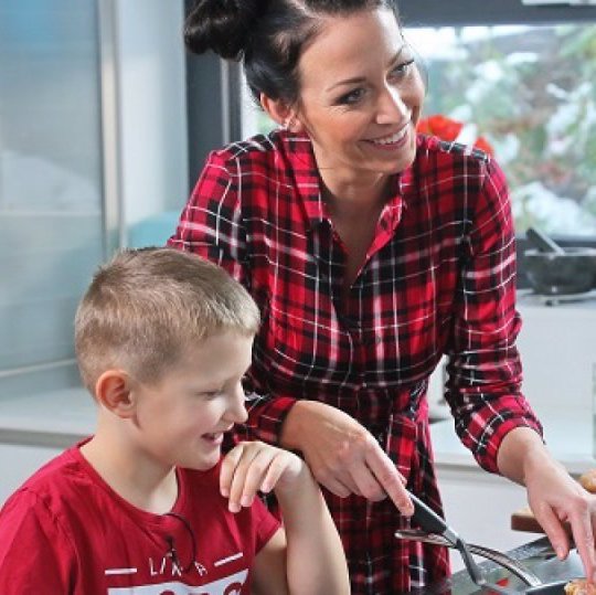 K natáčení si Agáta přizvala i syna Kryšpína.