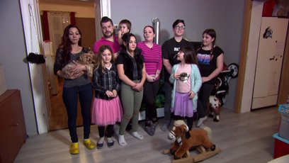 FOTO: Markéta z druhé rodiny žije s přítele, švagrovou a šesti dětmi.