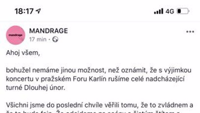 FOTO: Mandrage definitivně končí.