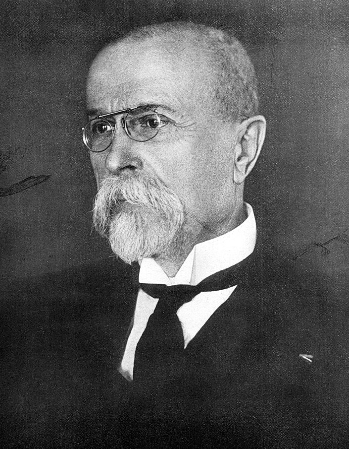 Tomáš Garrigue Masaryk v roce 1925.