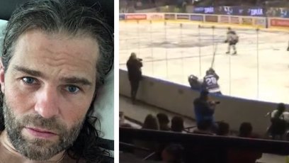 FOTO: Jaromír Jágr se zranil při svém druhém střídání v utkání.