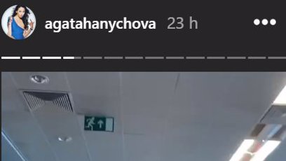 FOTO: Prázdné letiště ji překvapilo.